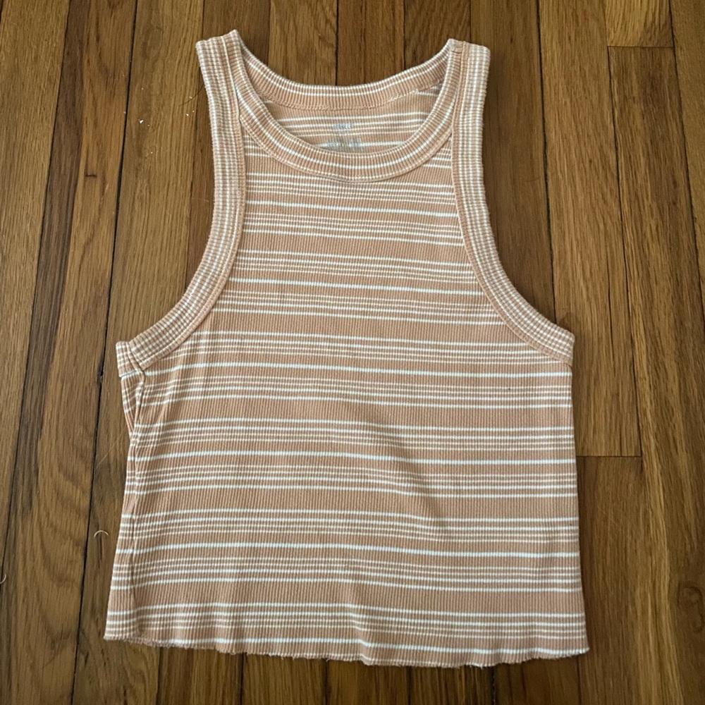 ribbed aerie tank top